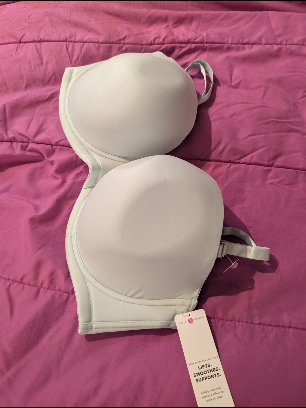 Ashley Stewart Light Mint Molded T-Shirt Bra